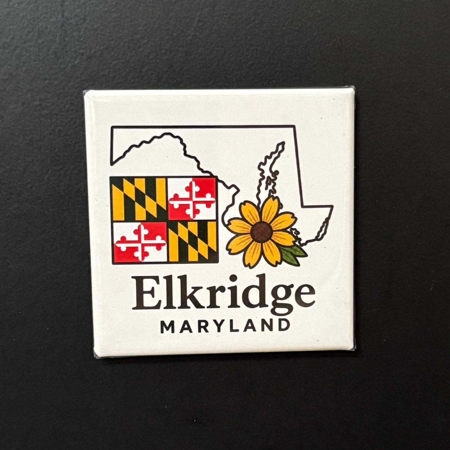 Elkridge - Maryland Pride - 2"x2" Magnet