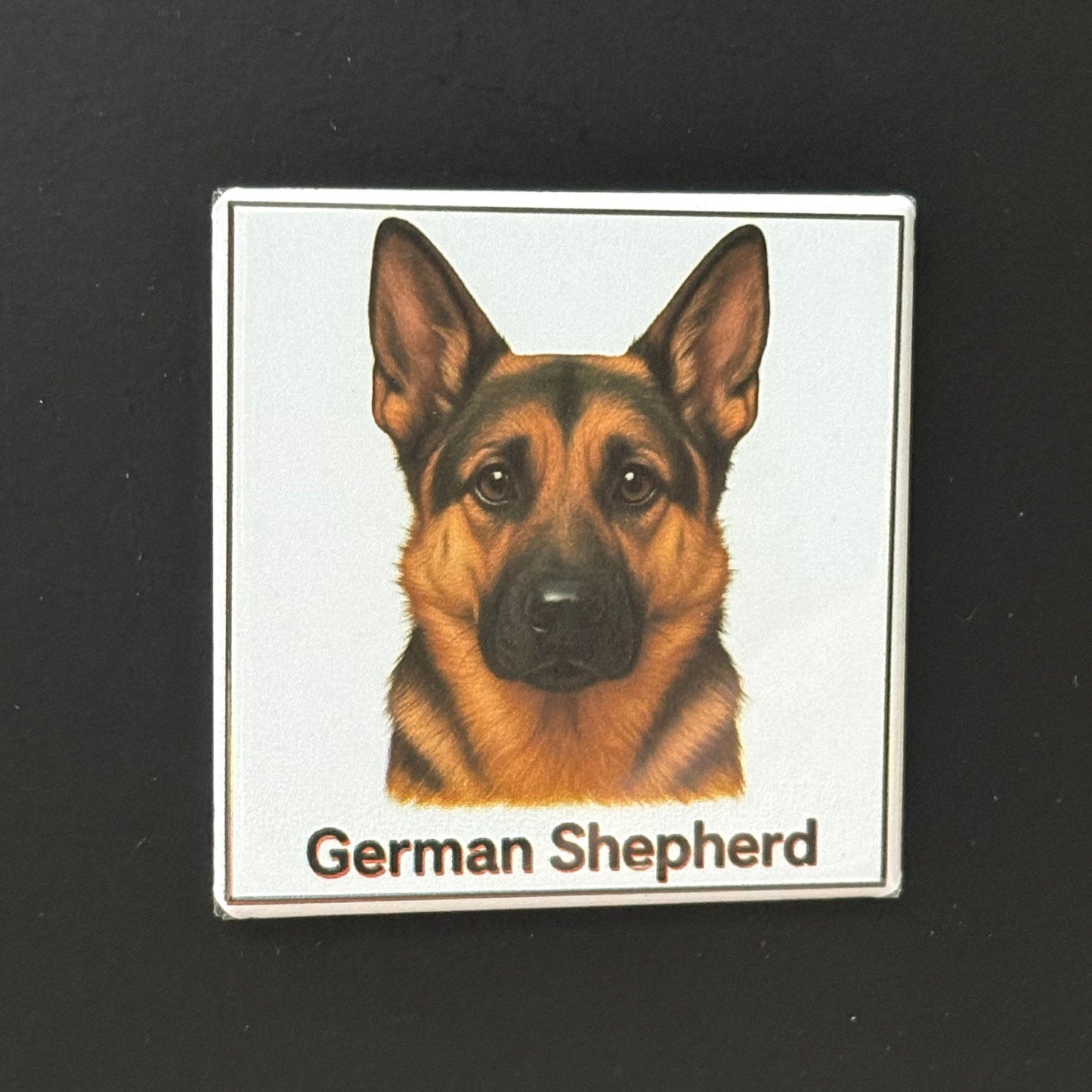 German Shepherd - Animals - 2"x2" Magnet