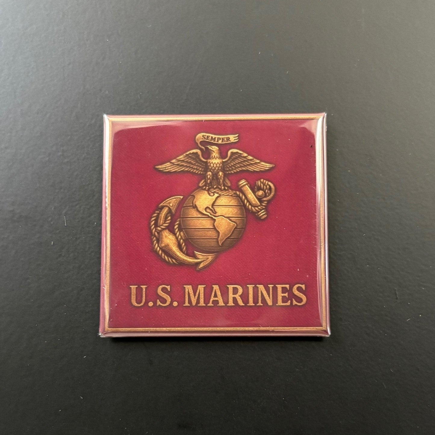 U.S. Marines - Patriotic - 2"x2" Magnet