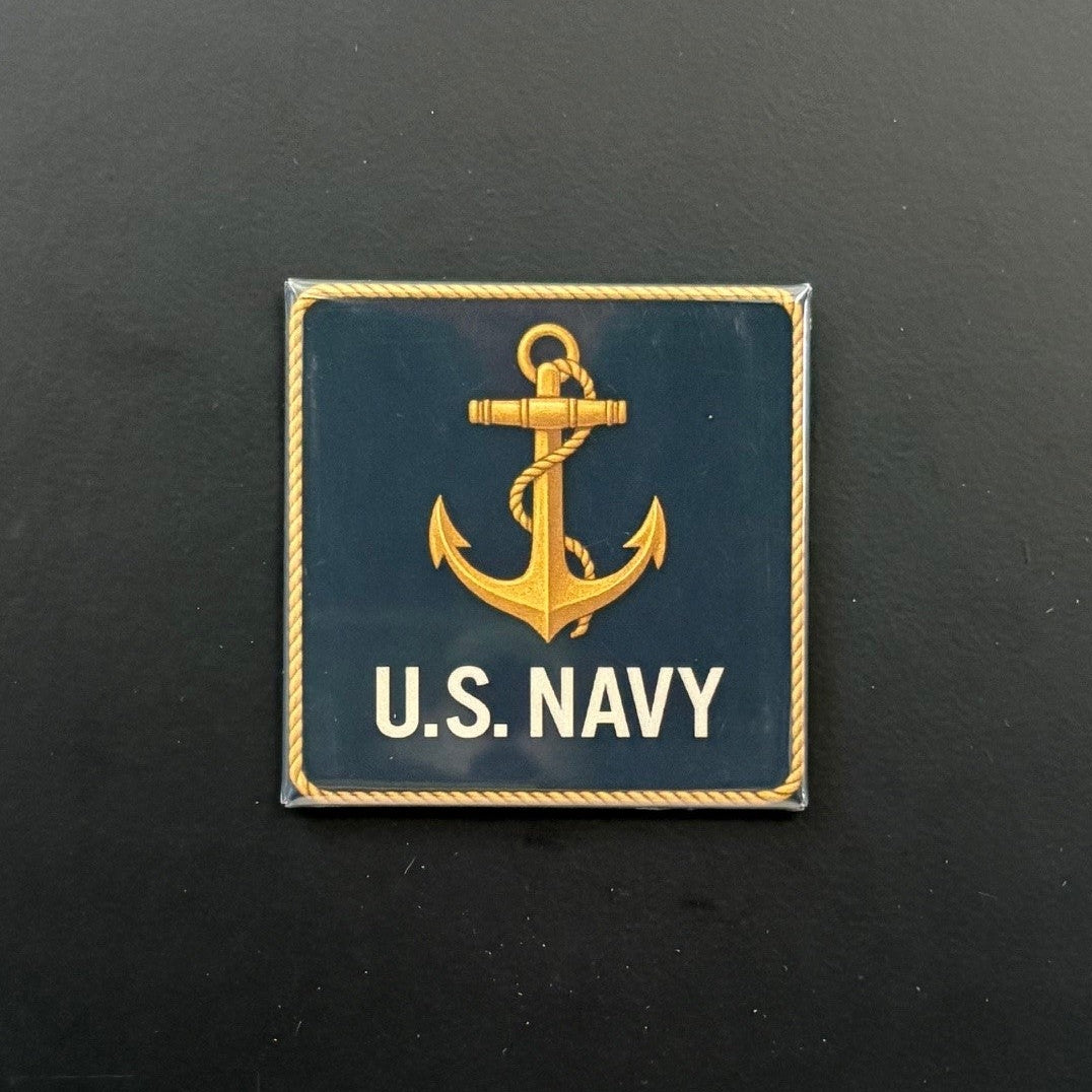 U.S. Navy - Patriotic - 2"x2" Magnet