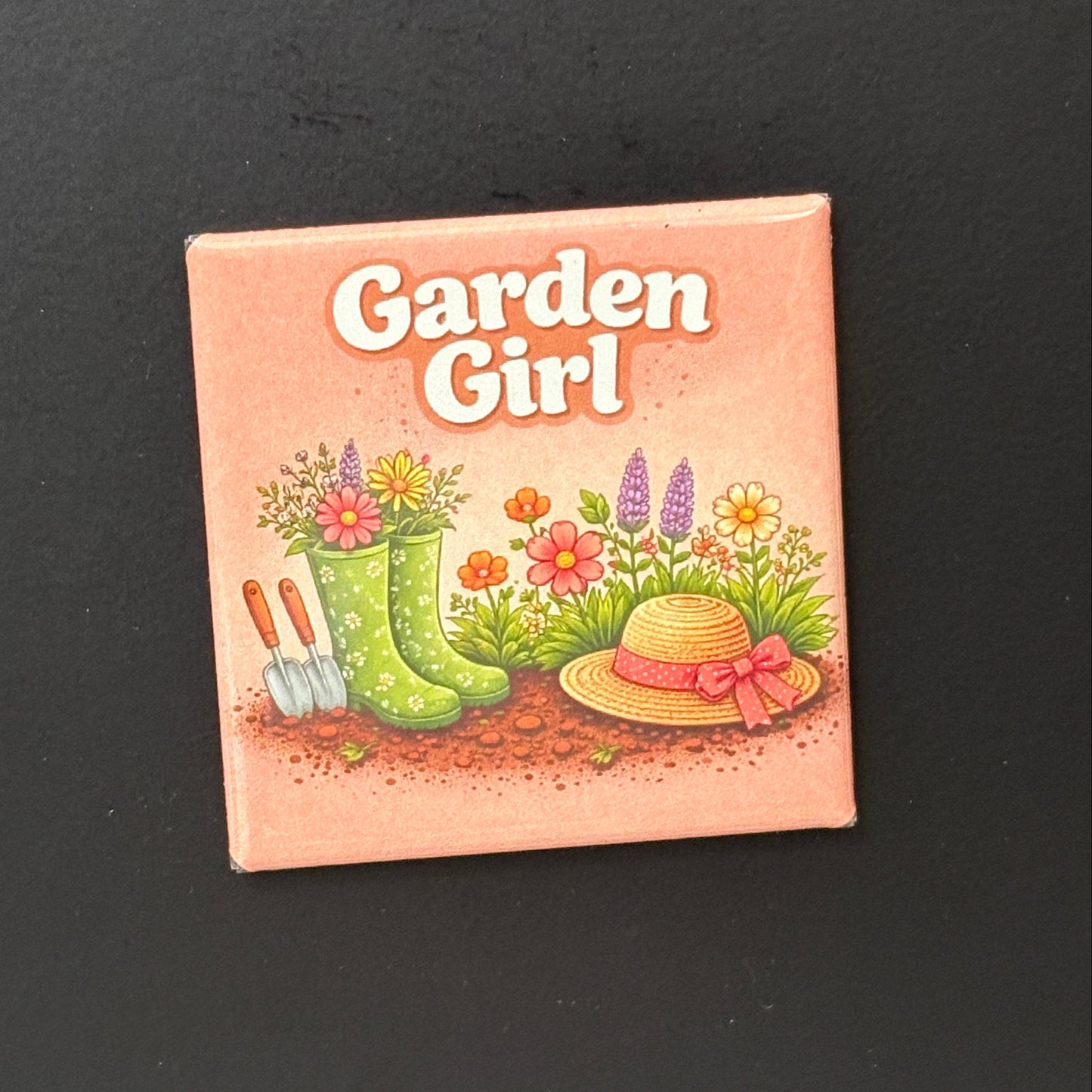 Garden Girl - Plant Lovers - 2"x2" Magnet