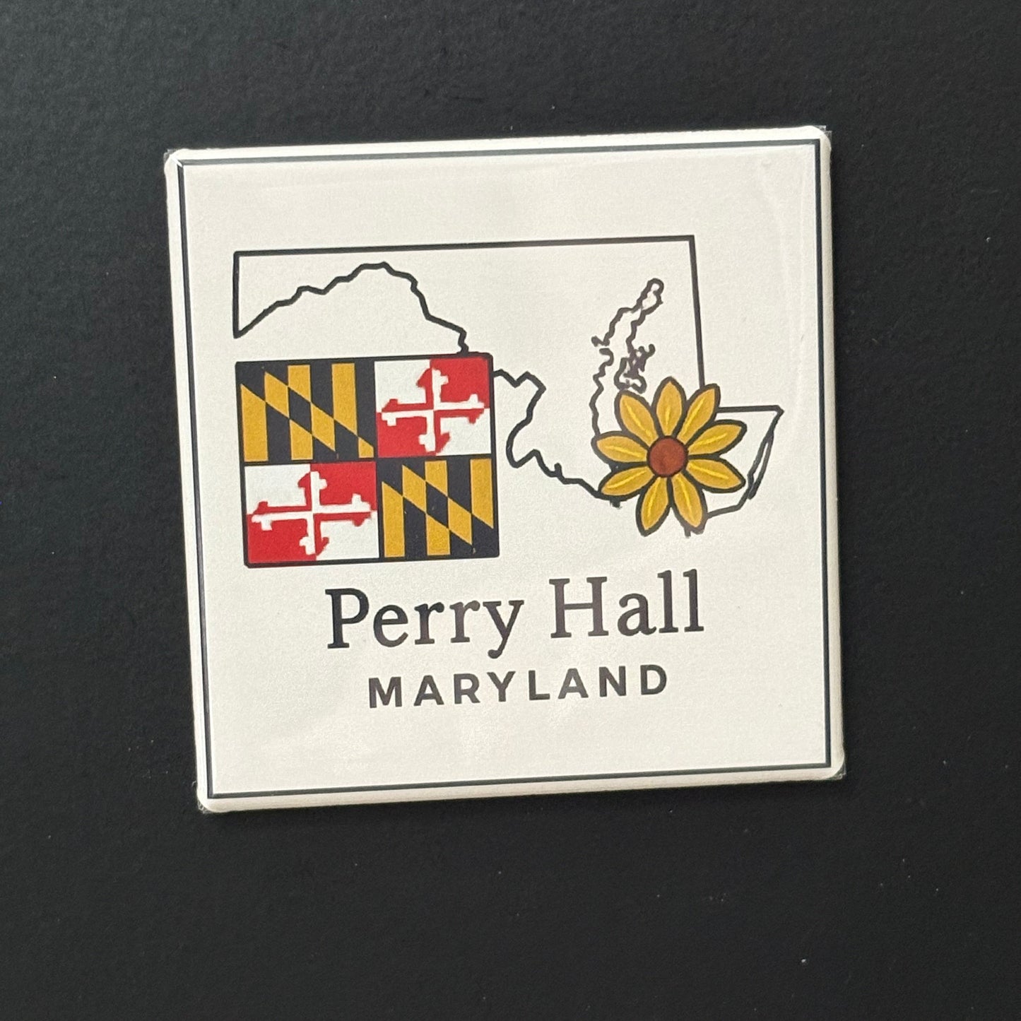 Perry Hall - Maryland Pride - 2"x2" Magnet