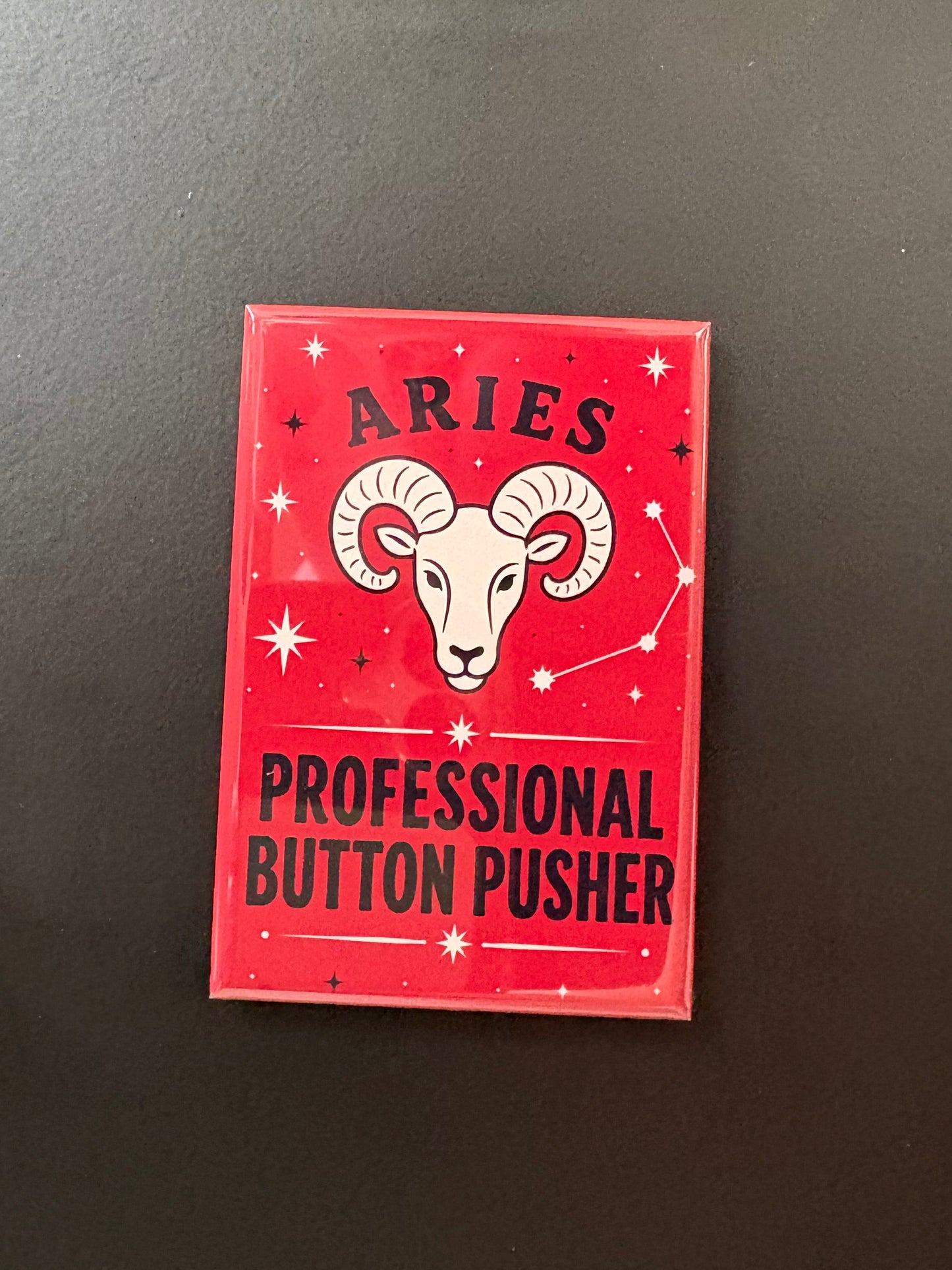 Aries - Unhinged Zodiac Signs - 2"x3" Magnet