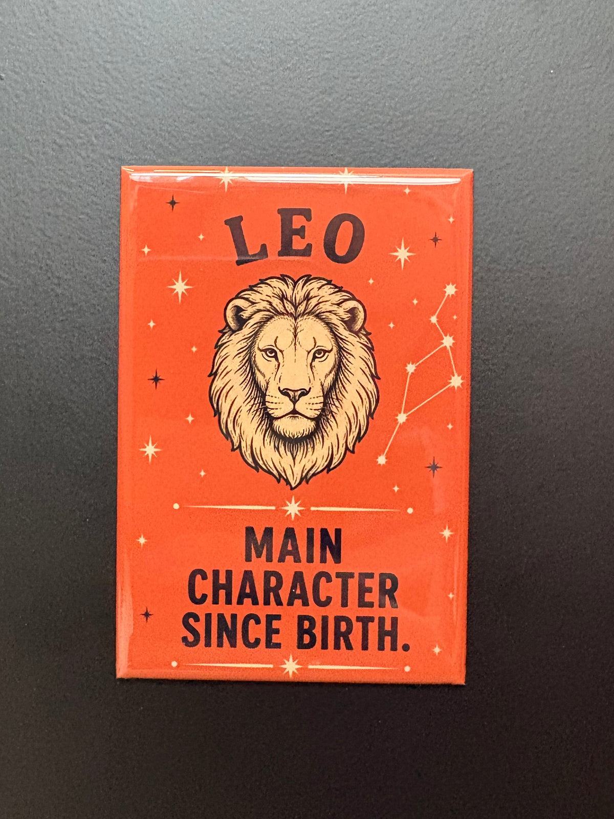Leo - Unhinged Zodiac Signs - 2"x3" Magnet