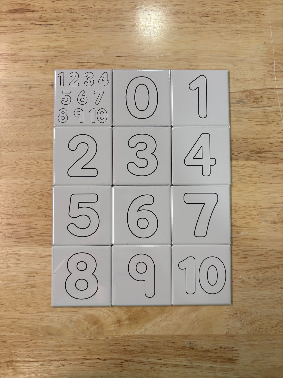 Numbers 0-10 Dry Erase Set