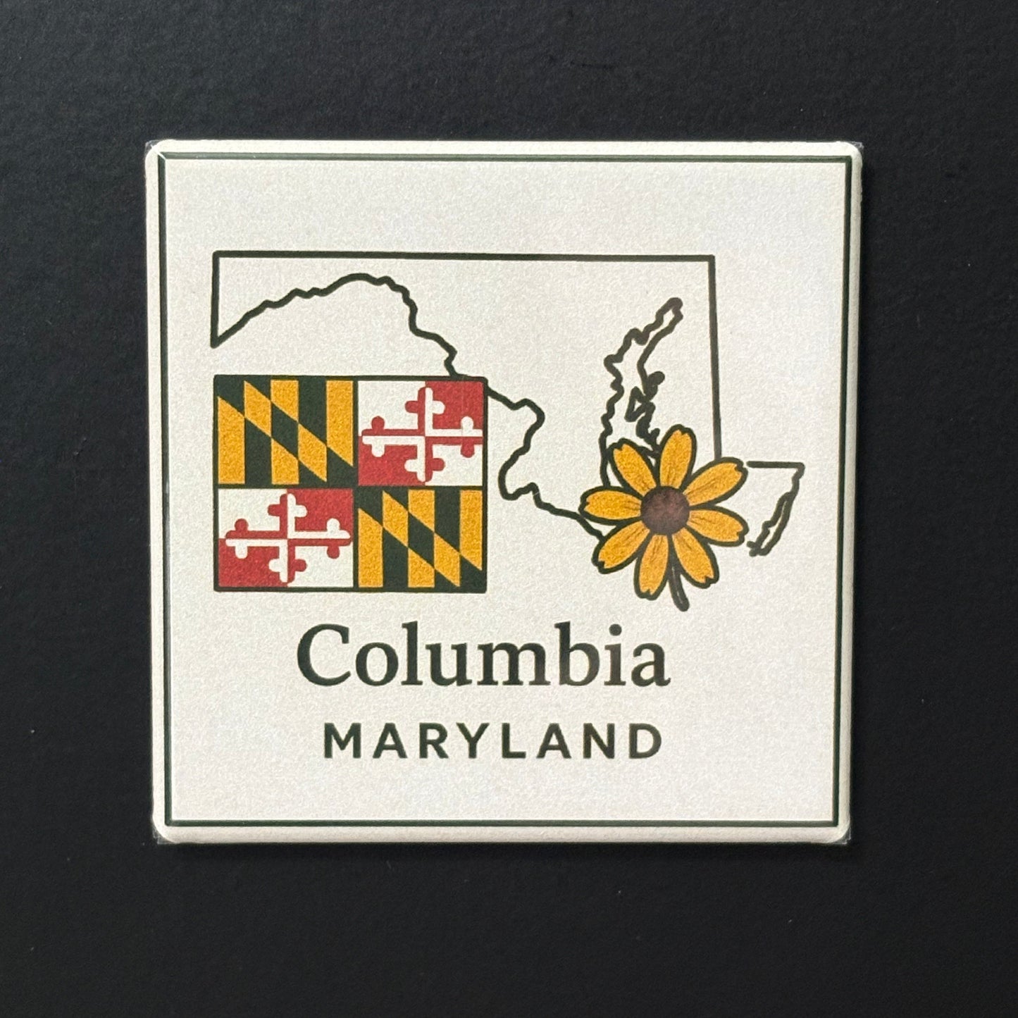 Columbia - Maryland Pride - 2"x2" Magnet