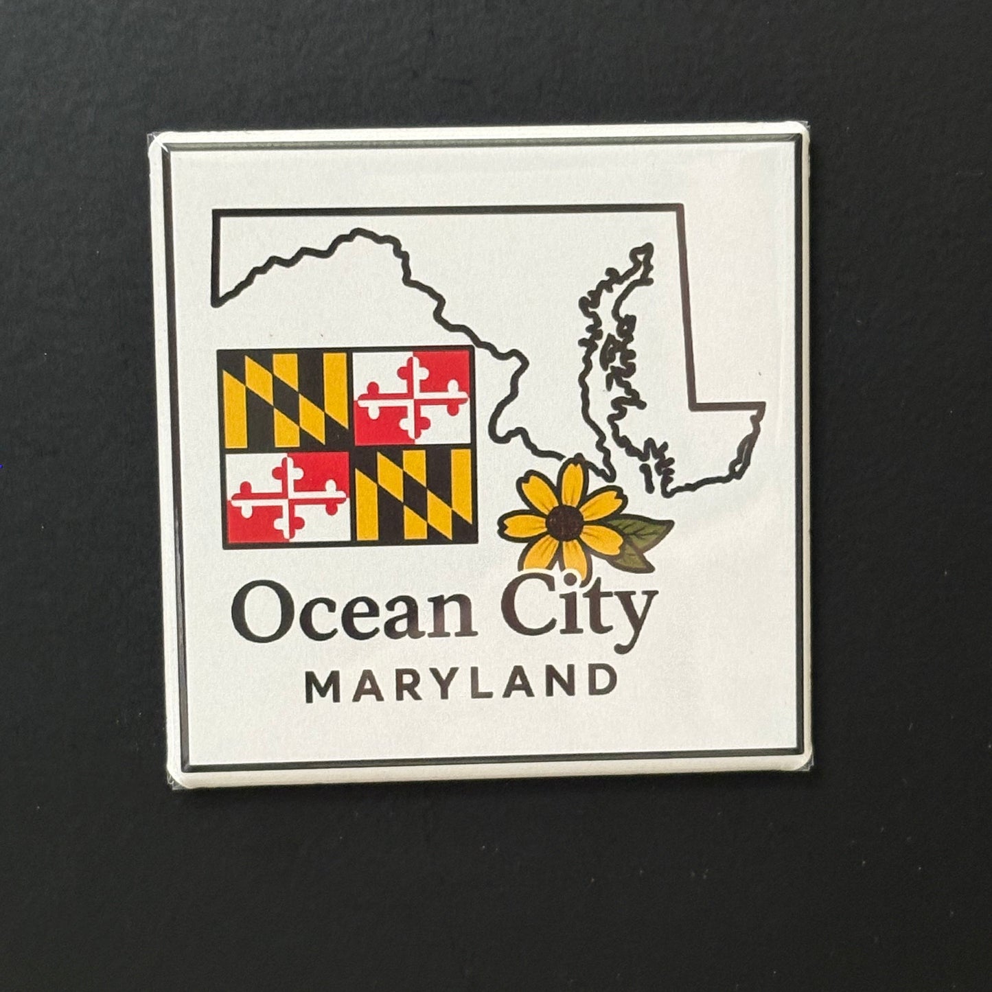 Ocean City- Maryland Pride - 2"x2" Magnet