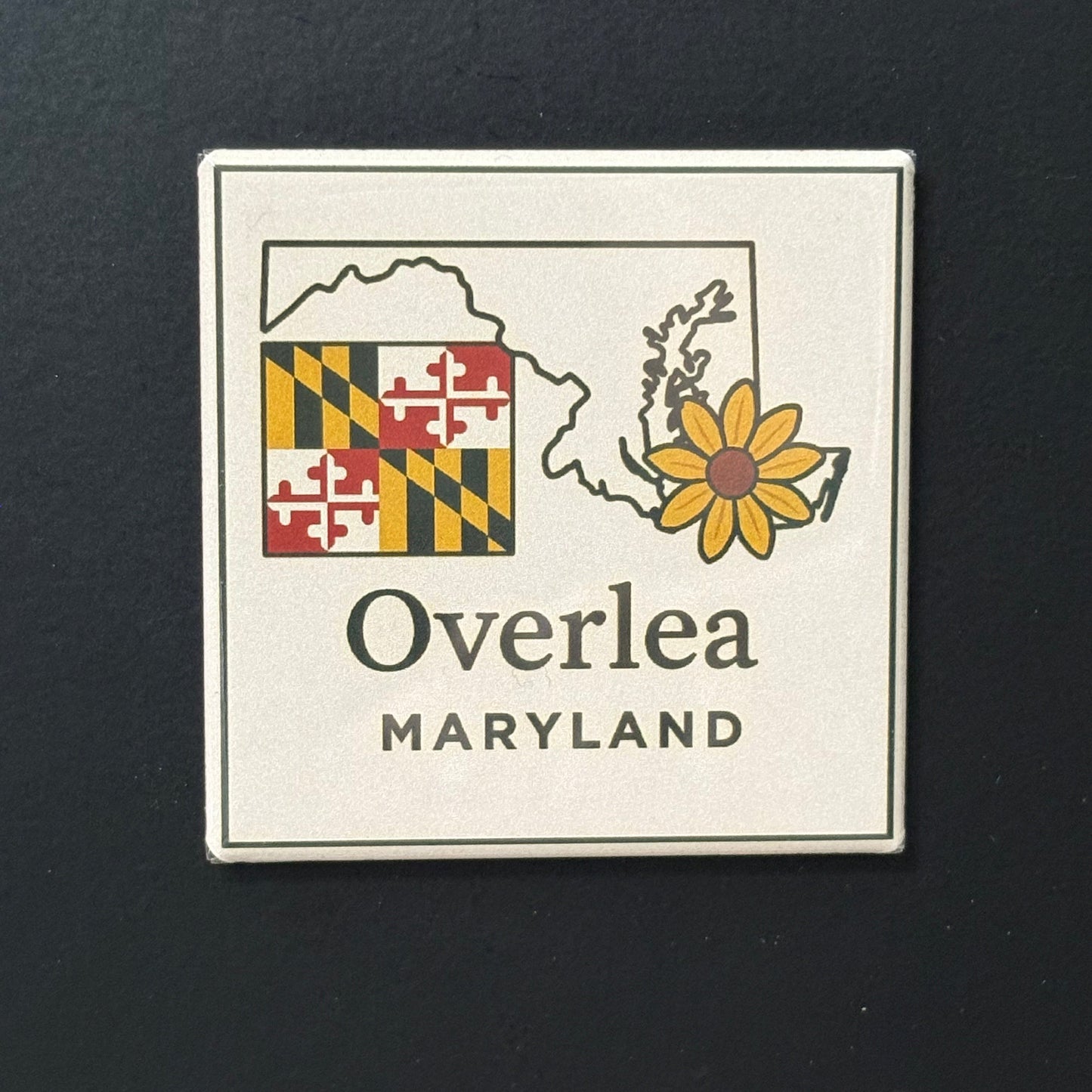 Overlea - Maryland Pride - 2"x2" Magnet