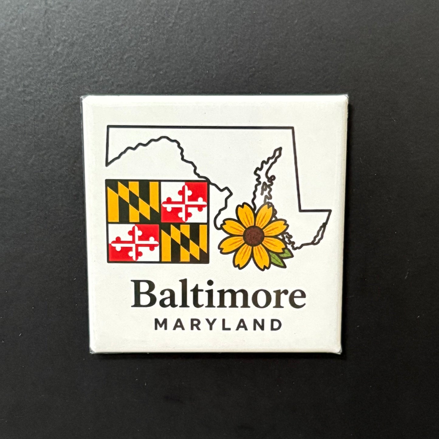 Baltimore - Maryland Pride - 2"x2" Magnet