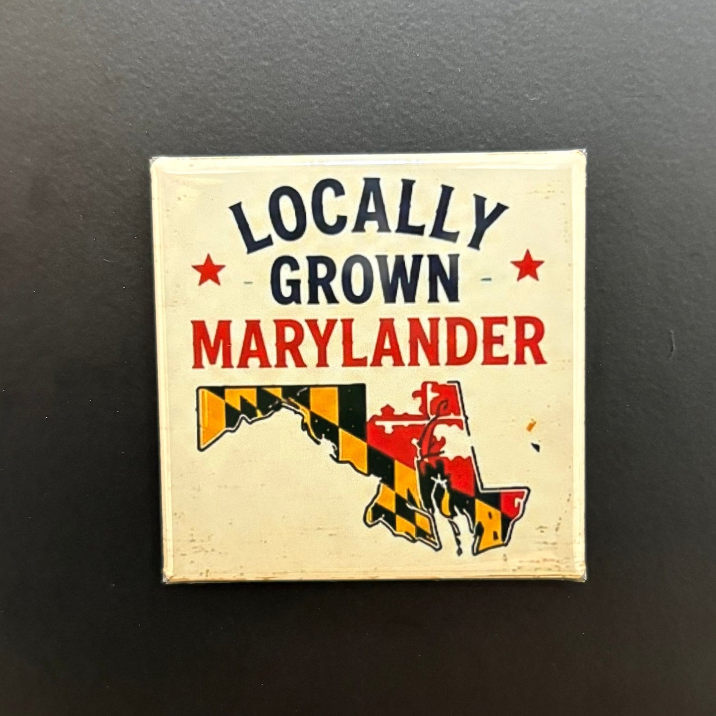 Locally Grown Marylander - Maryland Pride - 2"x2" Magnet