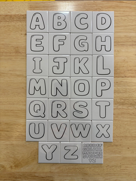Uppercase Alphabet Dry Erase Set