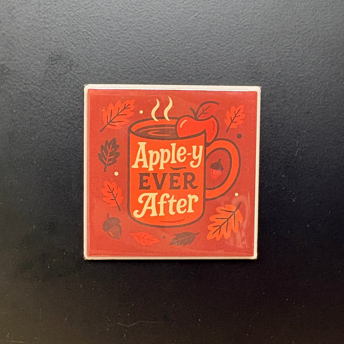 Apple-y Ever After - Halloween - 2"x2" Magnet
