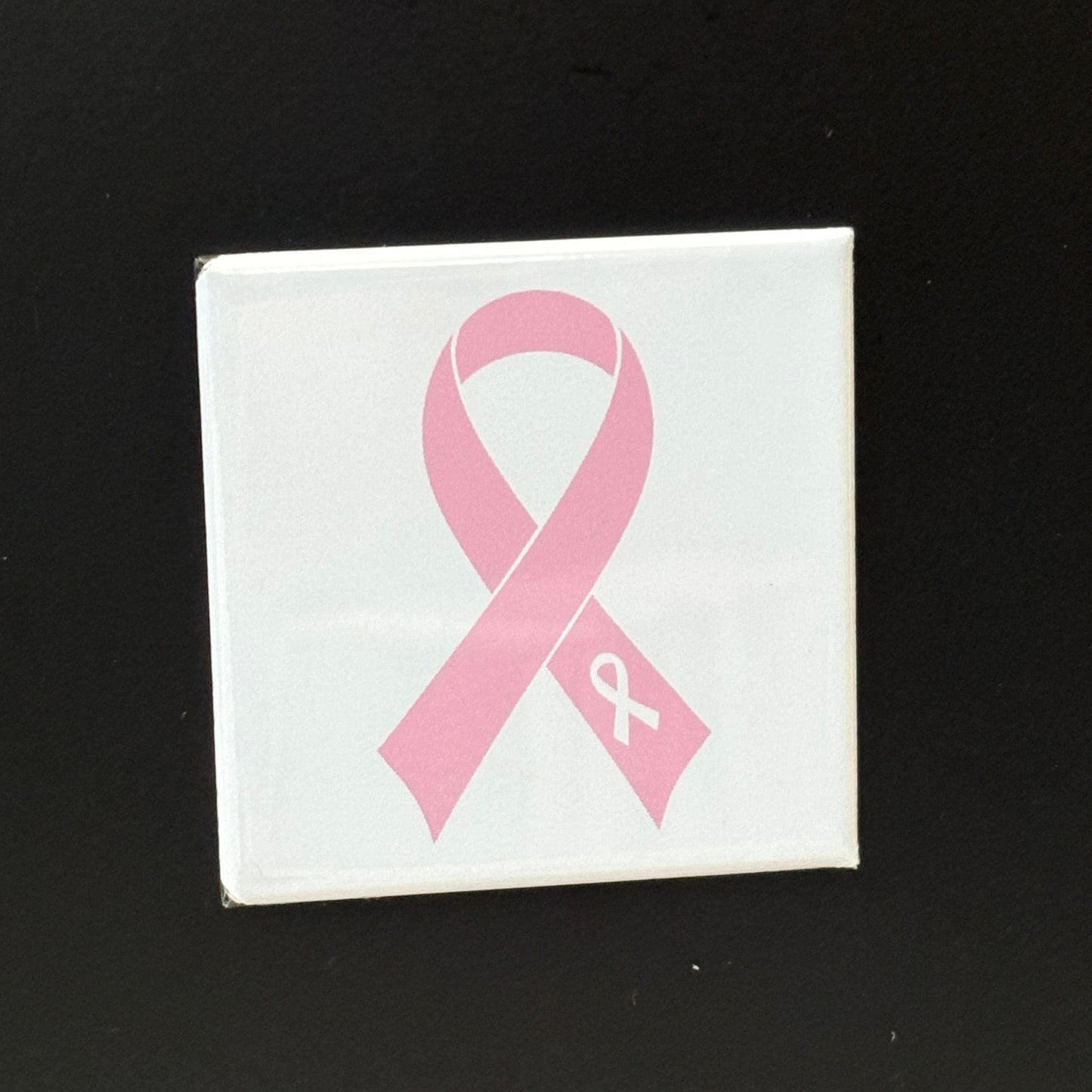 Pink Ribbon - Breast Cancer Awareness - 2"x2" Magnet