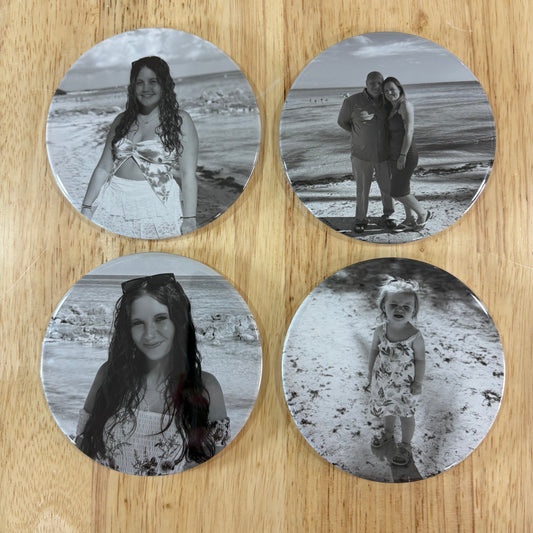 Custom Photo Coasters
