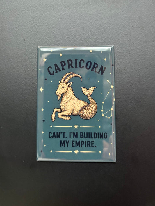 Capricorn - Unhinged Zodiac Signs - 2"x3" Magnet