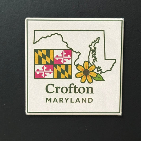 Crofton - Maryland Pride - 2"x2" Magnet