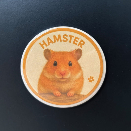 Hamster - Animals - 2.5" Magnet