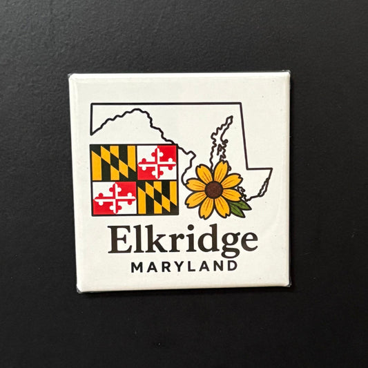 Elkridge - Maryland Pride - 2"x2" Magnet