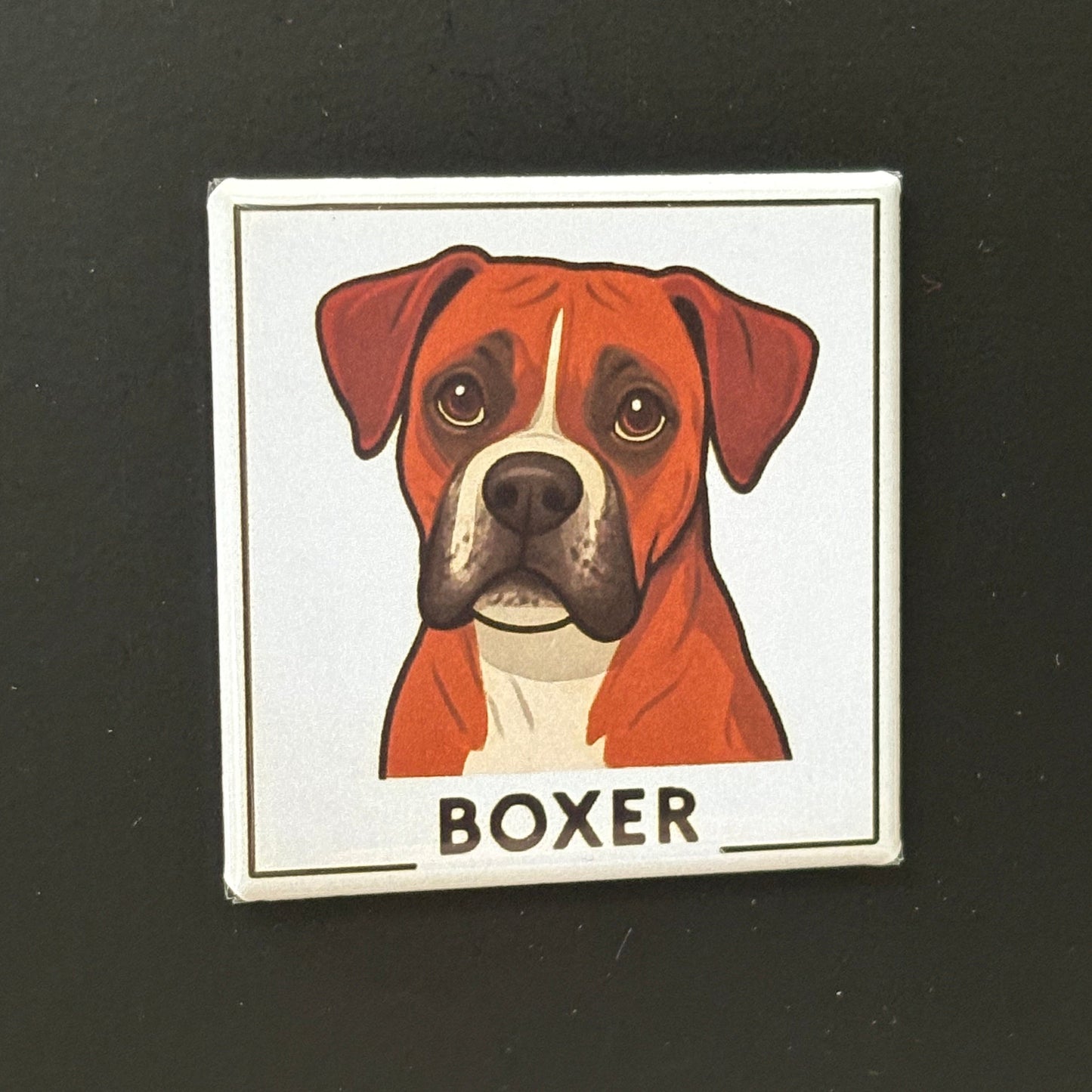 Boxer- Animals - 2"x2" Magnet
