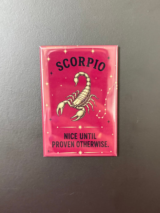 Scorpio - Unhinged Zodiac Signs - 2"x3" Magnet