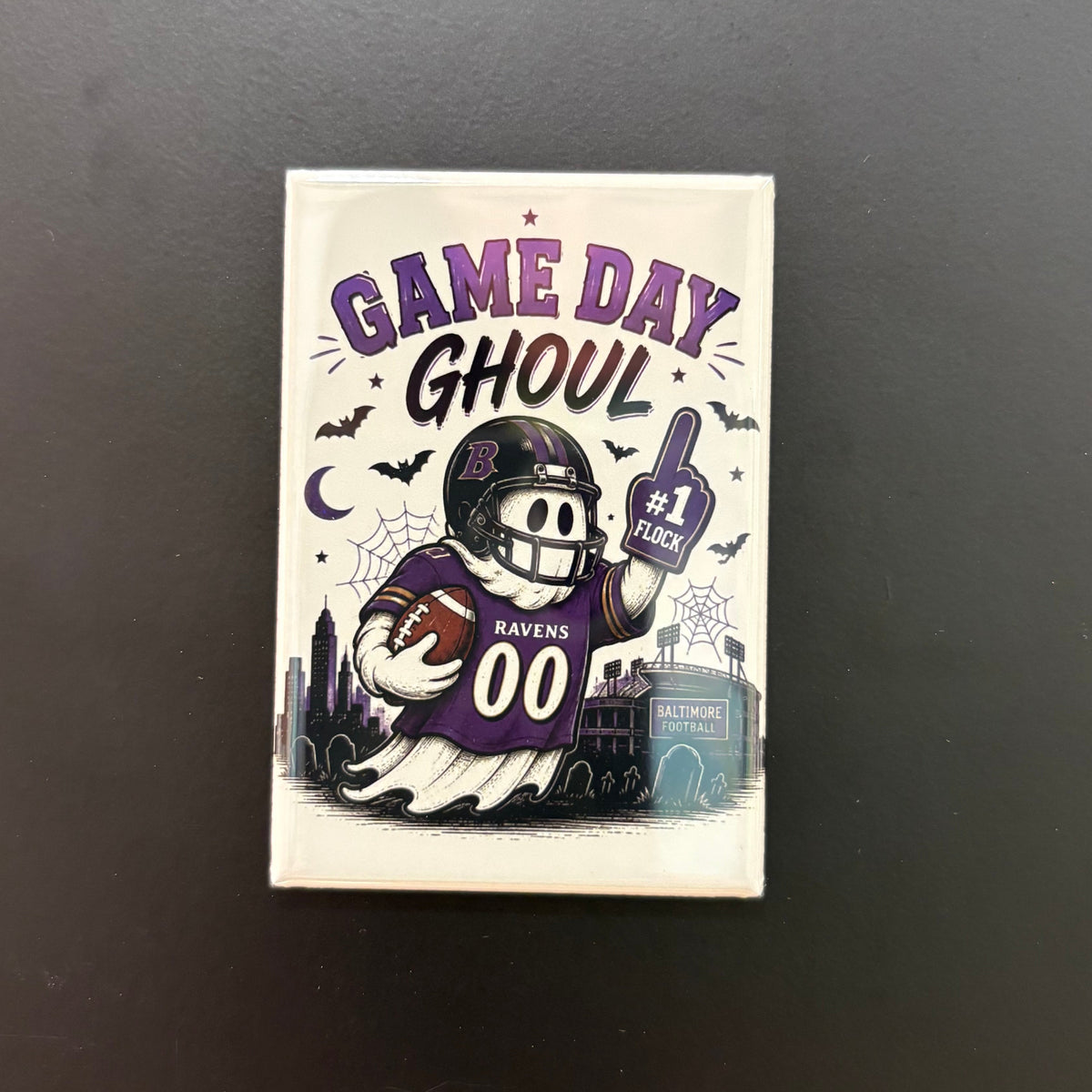 Game Day Ghoul - Halloween - 2"x3" Magnet