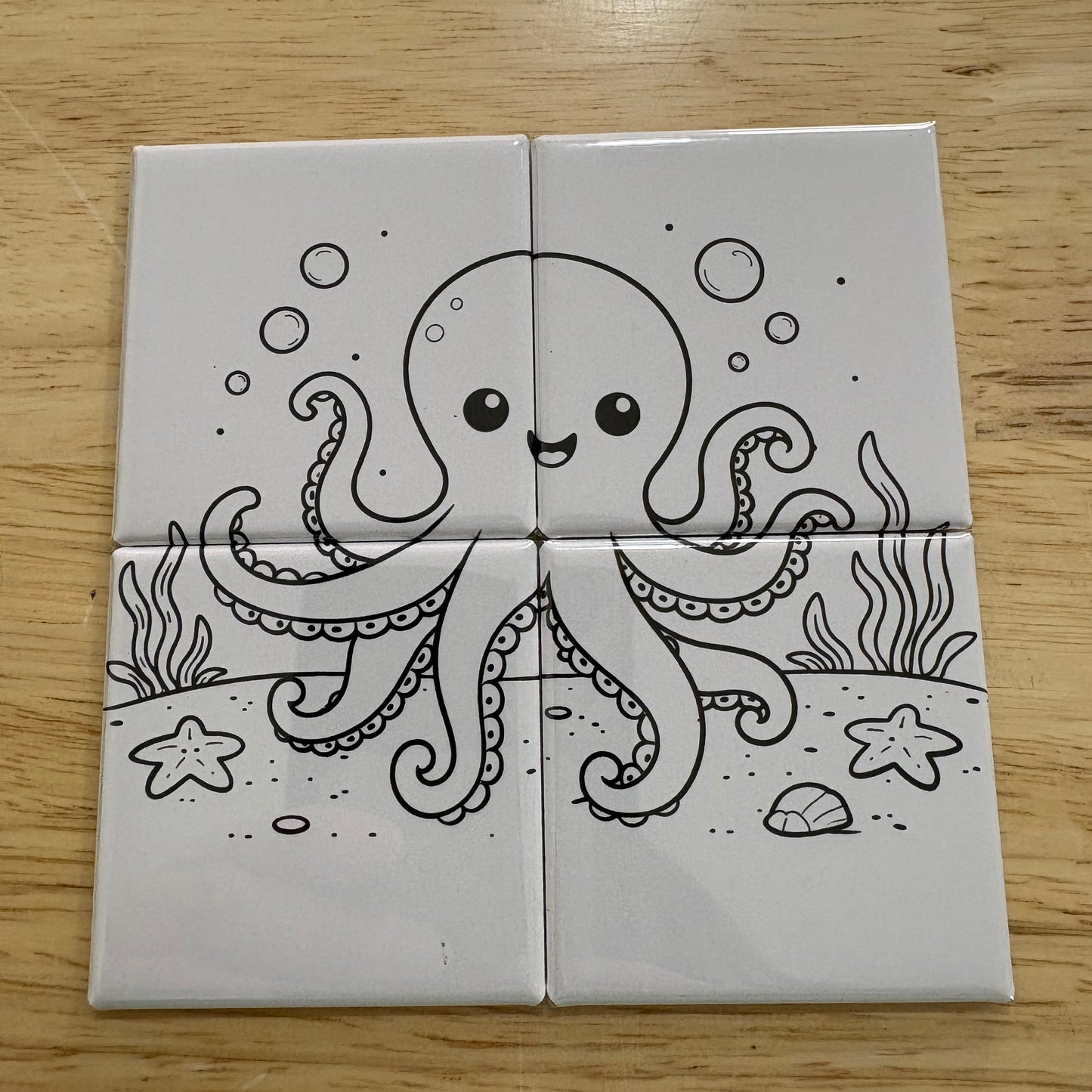 Octopus- Dry Erase Puzzle