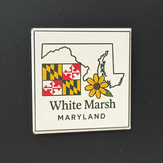 White Marsh - Maryland Pride - 2"x2" Magnet