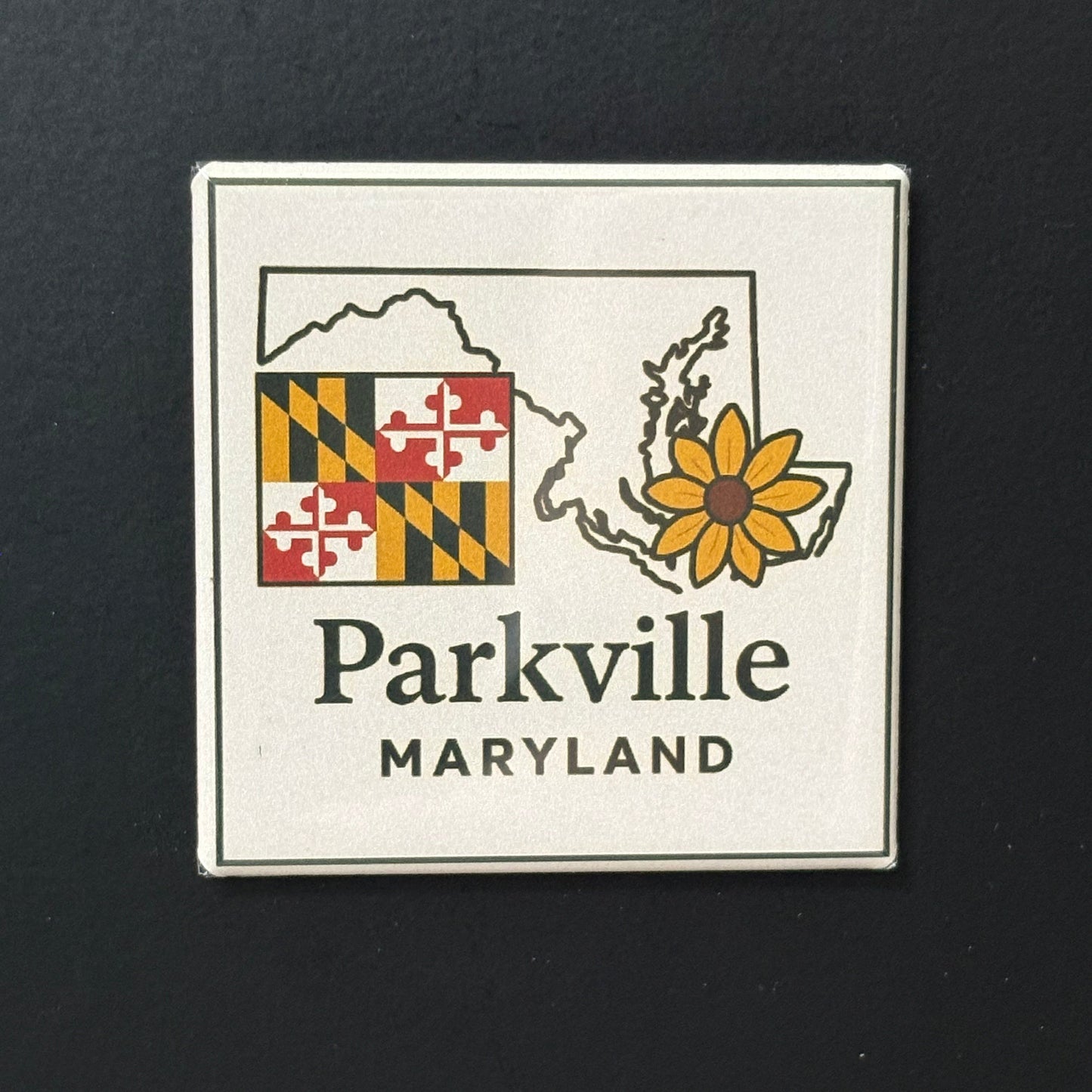 Parkville - Maryland Pride - 2"x2" Magnet
