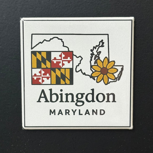 Abingdon - Maryland Pride - 2"x2" Magnet