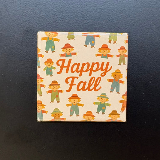 Happy Fall - Halloween - 2"x2" Magnet