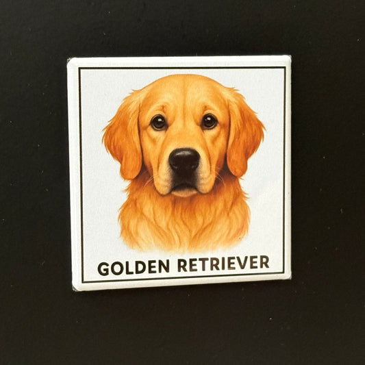 Golden Retriever - Animals - 2"x2" Magnet