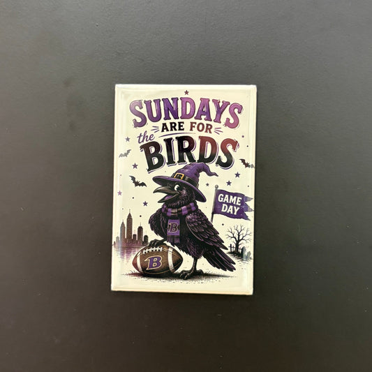 Sundays Are For The Birds - Halloween - 2"x3" Magnet