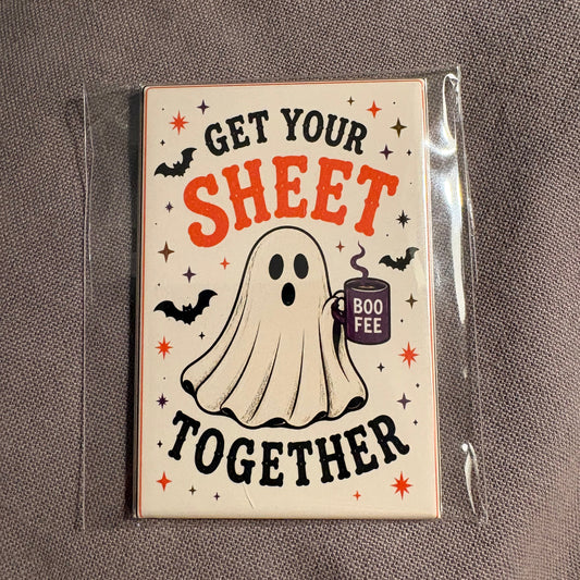Get Your Sheet Together - Halloween - 2"x3" Magnet
