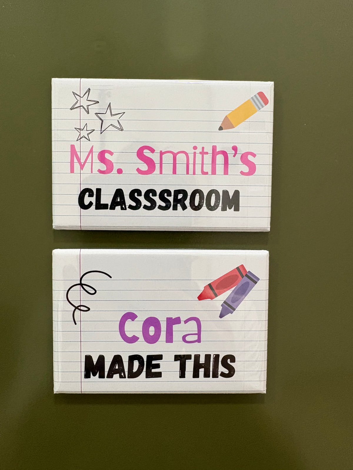 Back to School Custom Magnets