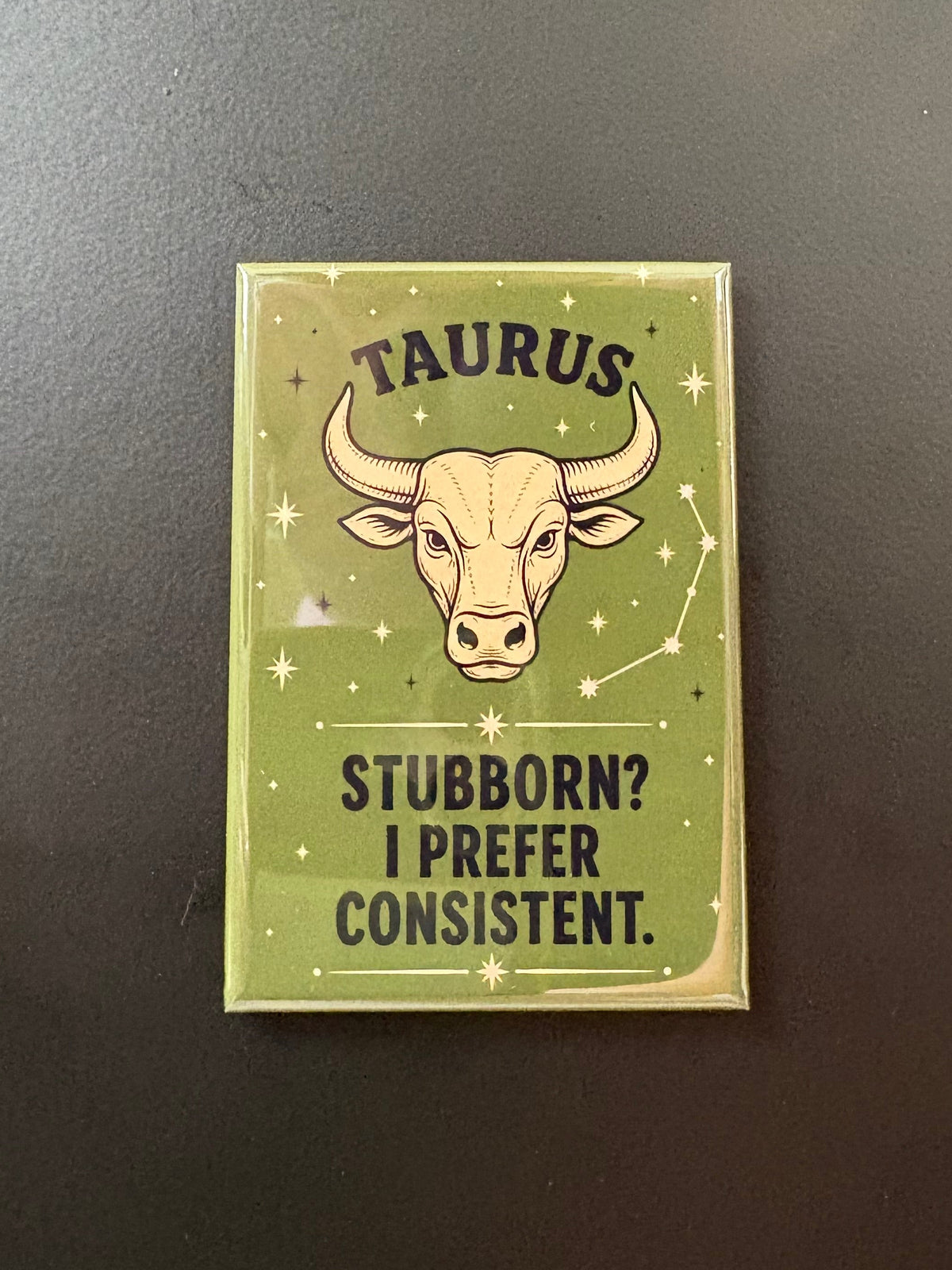 Taurus - Unhinged Zodiac Signs - 2"x3" Magnet