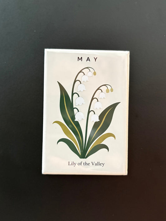 May - Birth Month Flowers - 2"x3" Magnet