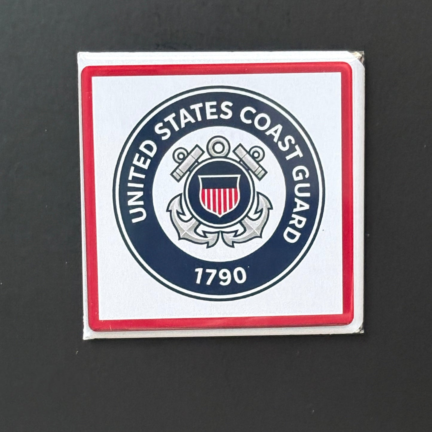 U.S. Coast Guard - Patriotic - 2"x2" Magnet