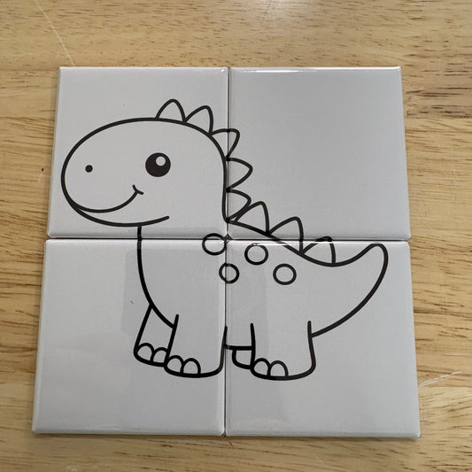 Dinosaur - Dry Erase Puzzle