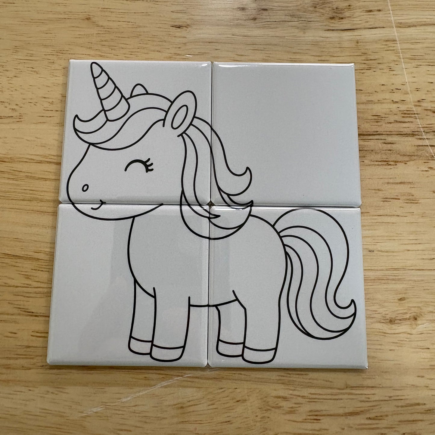 Unicorn - Dry Erase Puzzle