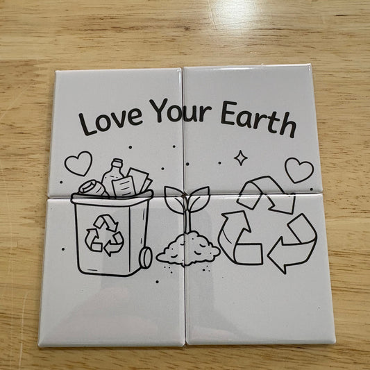 Love Your Earth - Dry Erase Puzzle