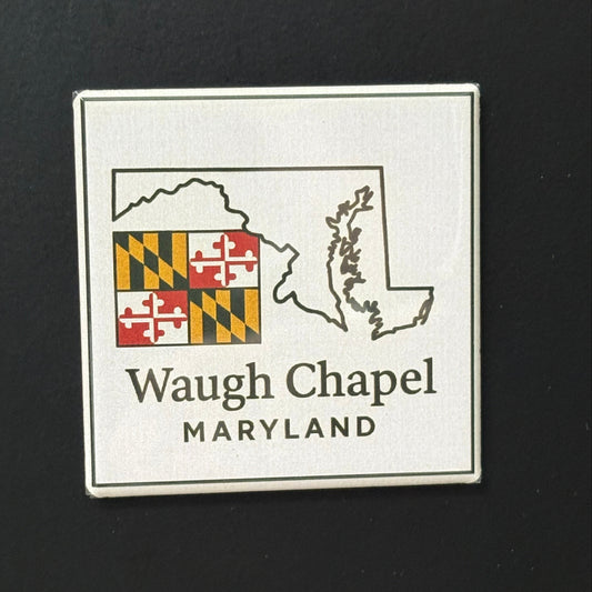 Waugh Chapel - Maryland Pride - 2"x2" Magnet
