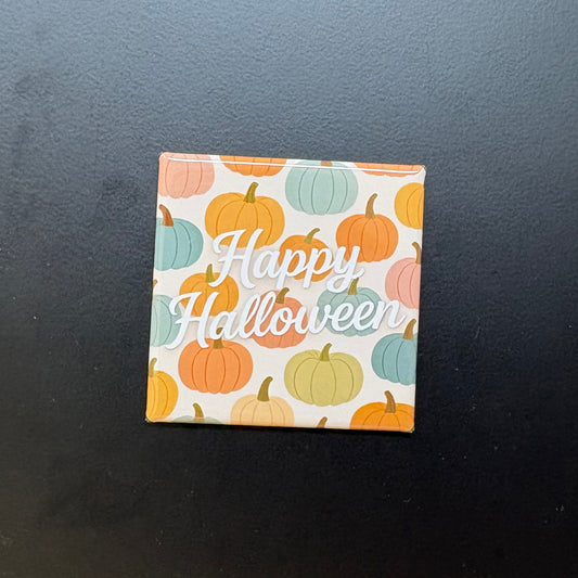 Happy Halloween (Pumpkins) - Halloween - 2"x2" Magnet