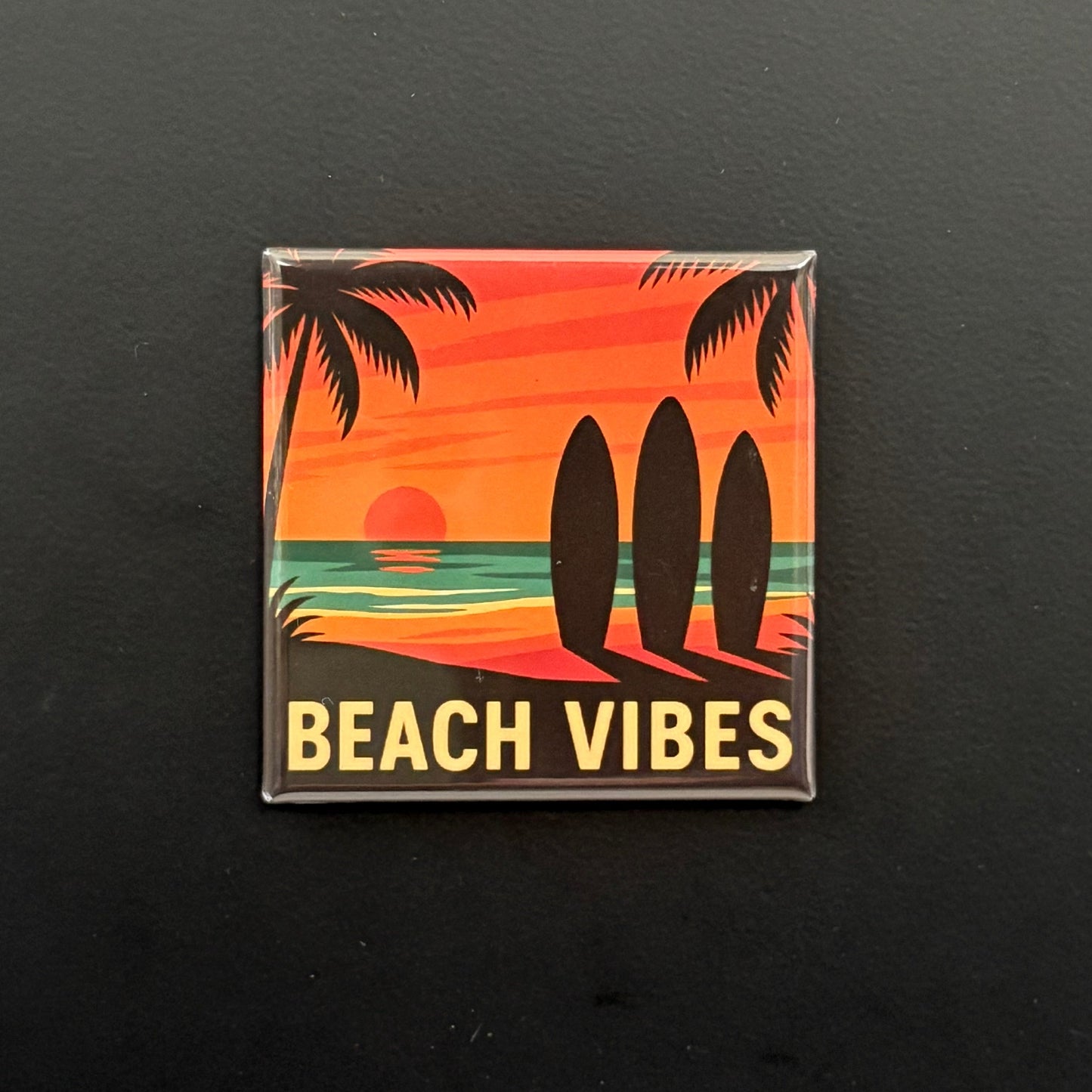 Beach Vibes - Hobbies & Sports - 2"x2" Magnet