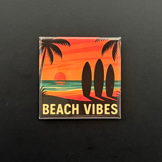 Beach Vibes - Hobbies & Sports - 2"x2" Magnet