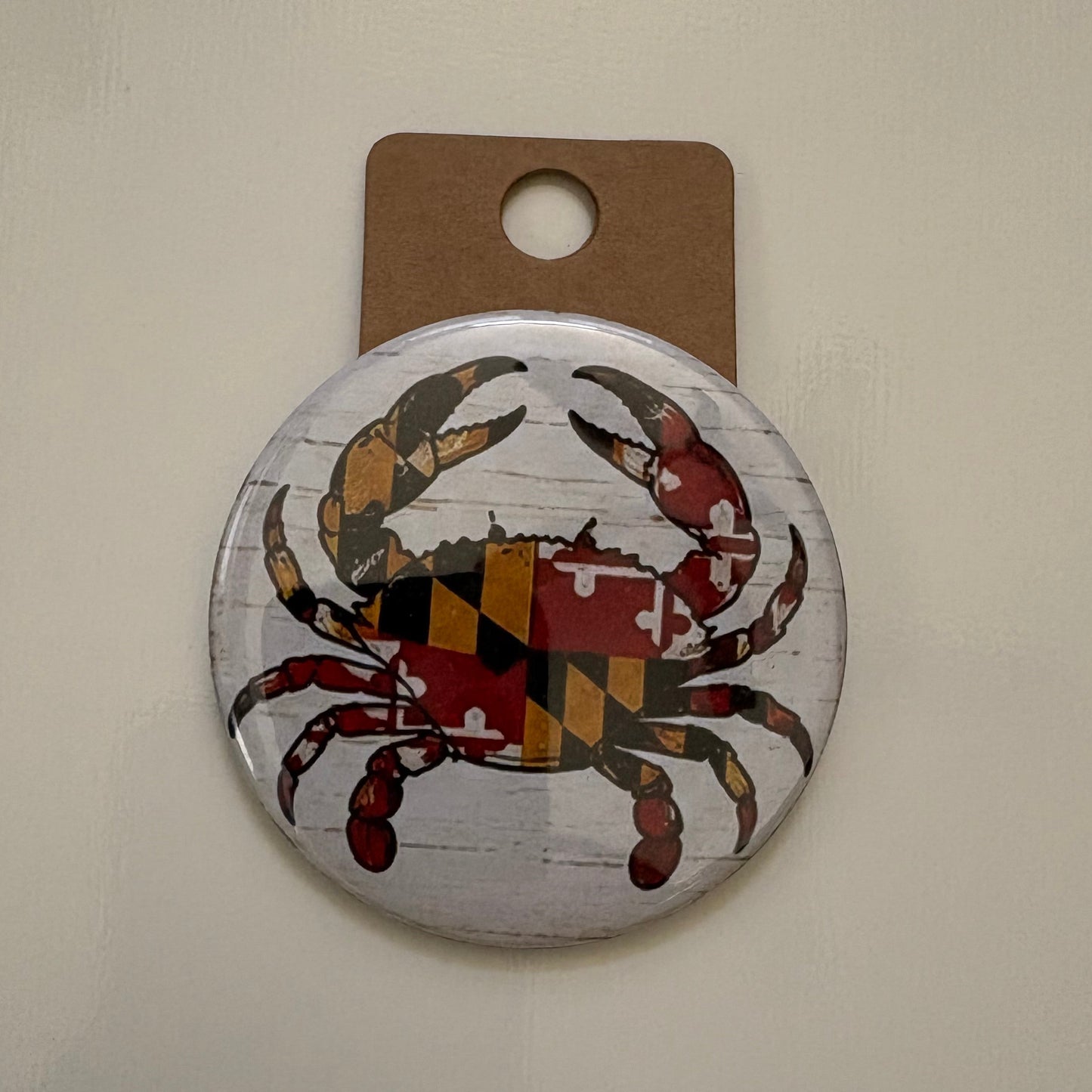 Maryland Flag Crab - Maryland Pride - 2.5" Pin