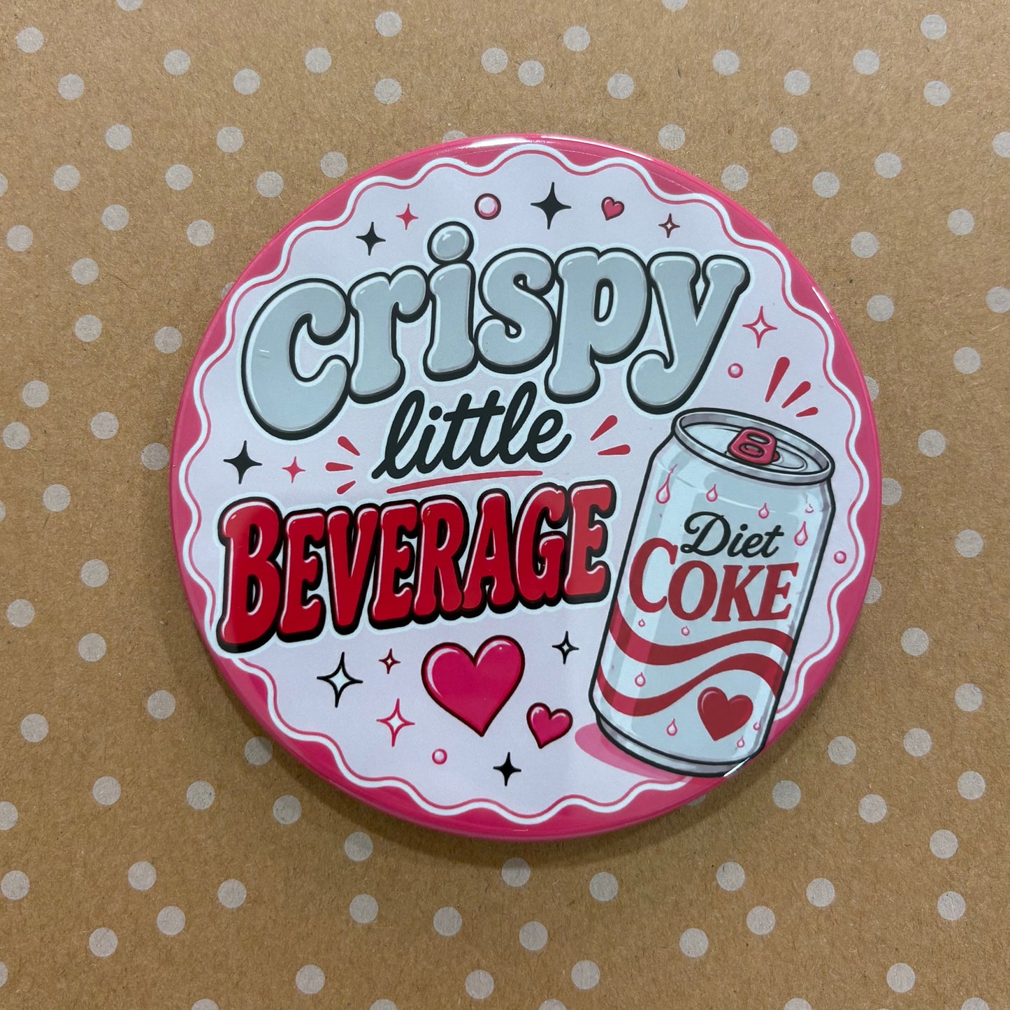 Crispy Little Beverage (DC) - Drinks, Please - 3.5" Coaster