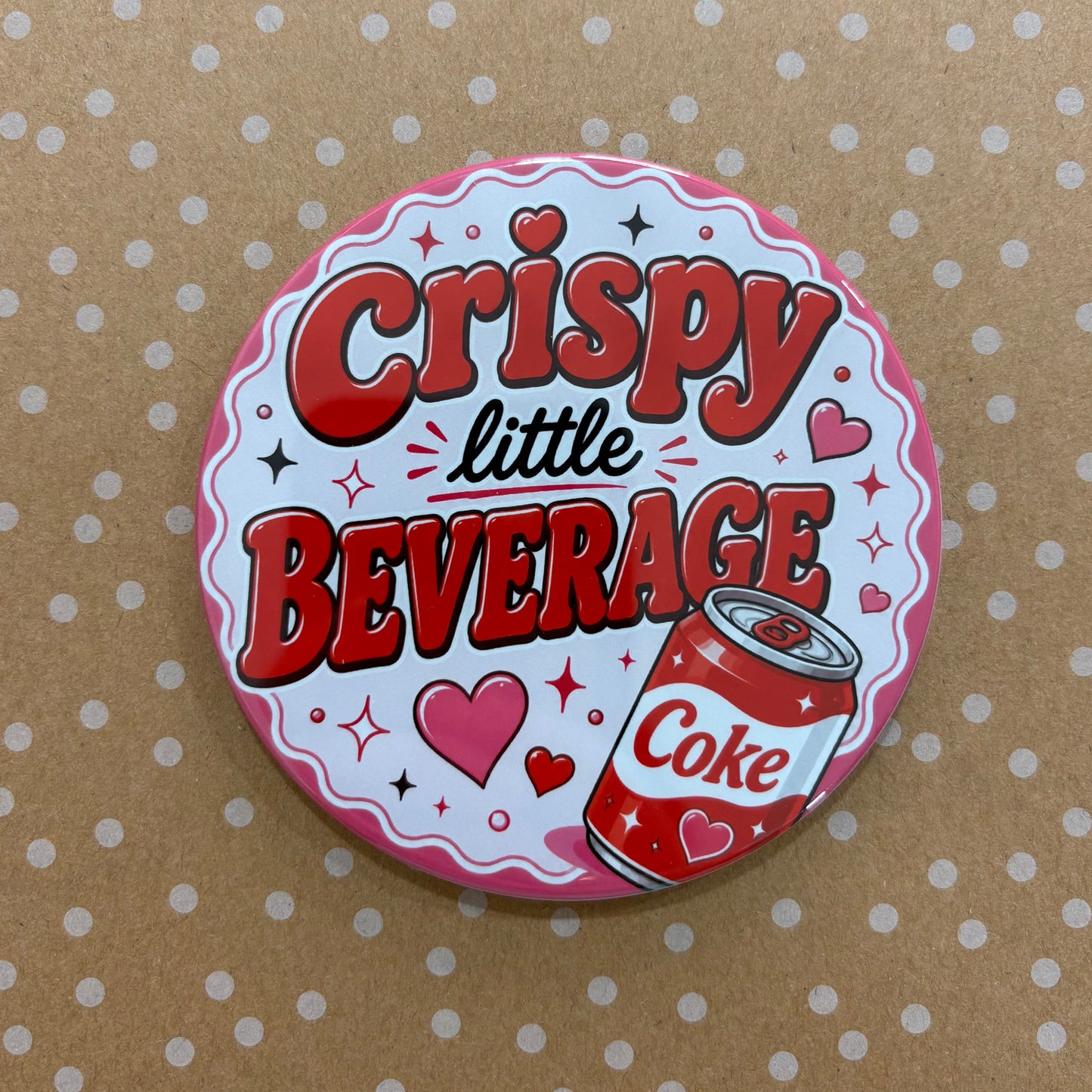 Crispy Little Beverage (C) - Drinks, Please - 3.5" Coaster