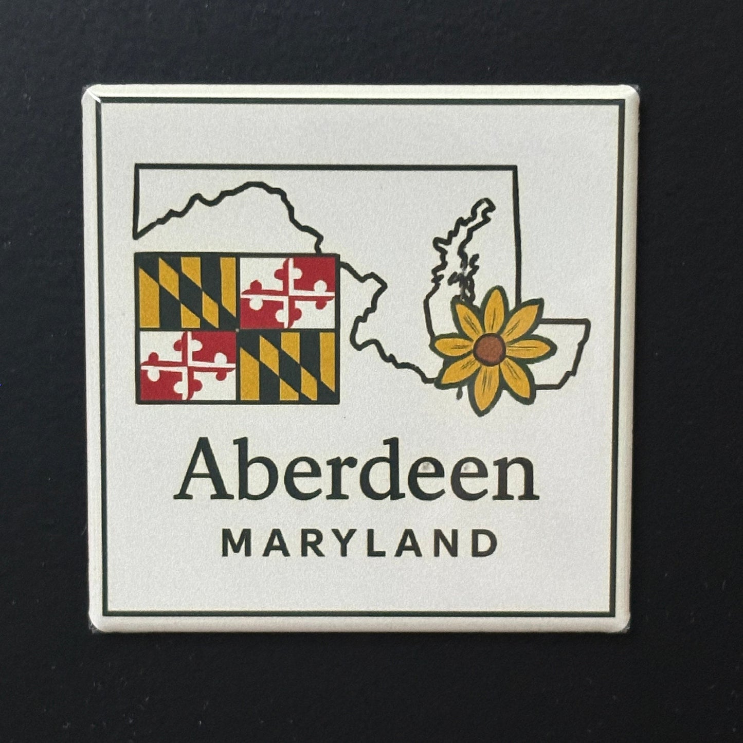 Aberdeen - Maryland Pride - 2"x2" Magnet