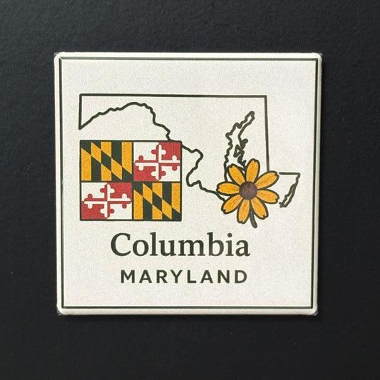 Columbia - Maryland Pride - 2"x2" Magnet