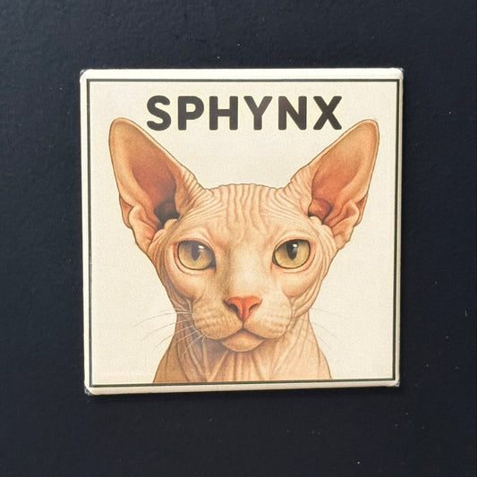 Sphynx - Animals - 2"x2" Magnet